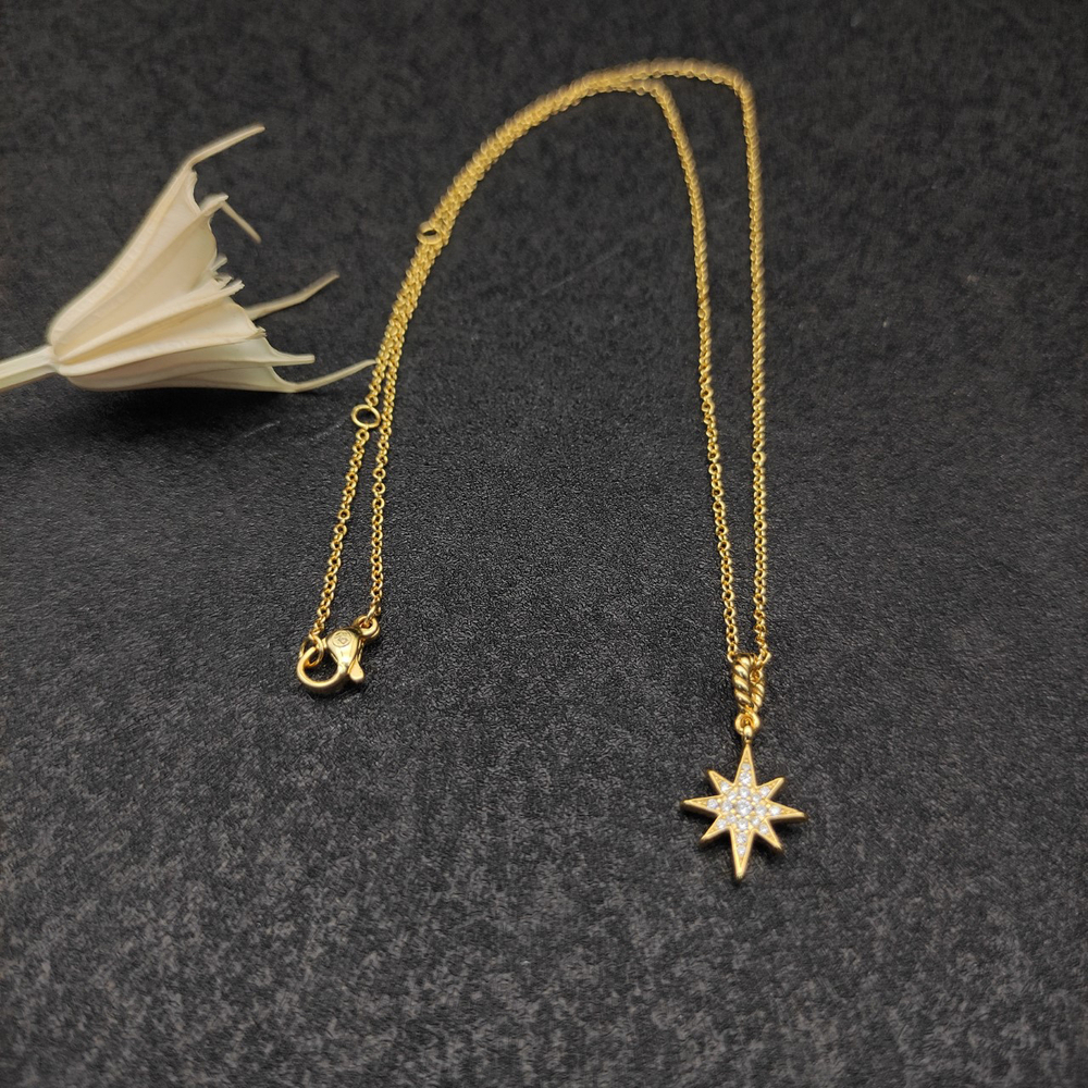 David Yurman Polaris White Diamond Necklace - Picture 4 of 6